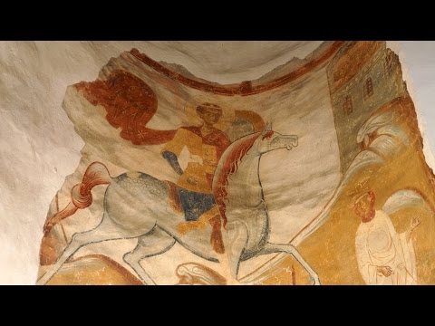 Спасённые фрески Старой Ладоги Ладоги Церковь Св Георгия