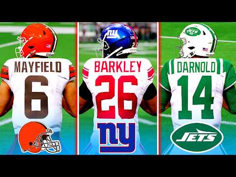 I Put Every NFL Player On Their Drafted Team!