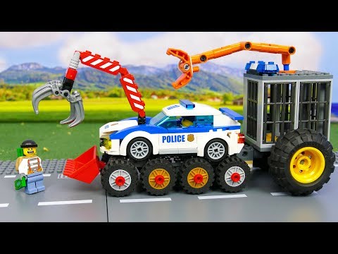 Policeman builds a Super Car - Lego City