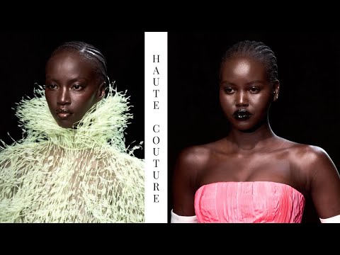 Adut Akech and Anok Yai | Haute Couture SS23 | Runway Collection