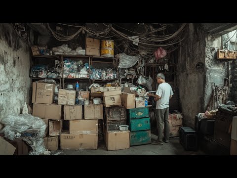 I cleaned up and renovated my parents' dirty and dilapidated house.