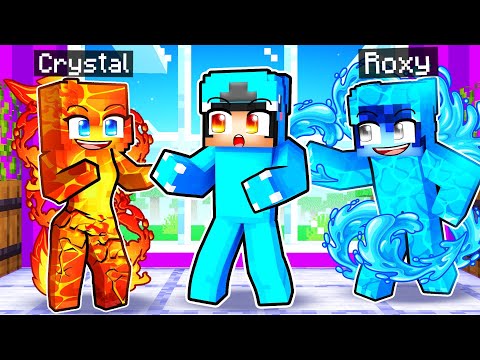 Turning my FRIENDS into ELEMENTALS in Minecraft!