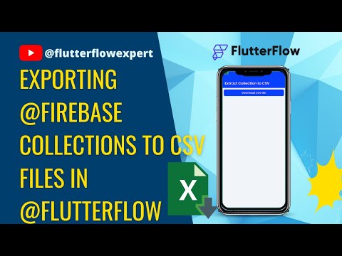 Exporting @Firebase / @Supabase Collections/Tables to CSV Files in @FlutterFlow