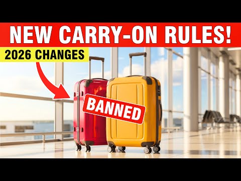 NEW Carry-On Rules for 2026 (Don't Get Caught at TSA!)