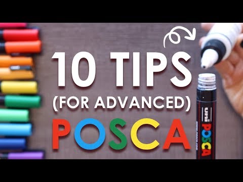 10 MORE Posca Pen Tips