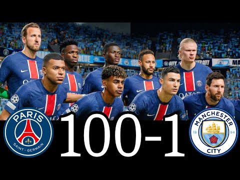 FC 25 -MESSI RONALDO NEYMAR & MBAPPE | ALL STARS | AL NASSR 100-0 MANCHESTER UNITED