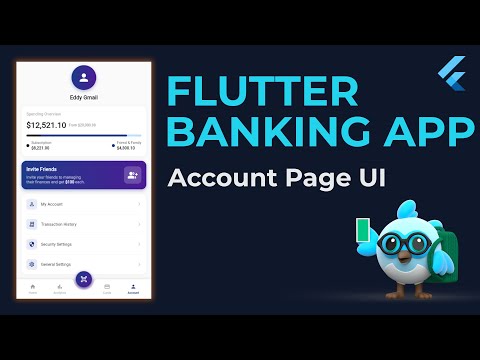 Build Beautiful Banking App Account Page with Firebase | Flutter Tutorial