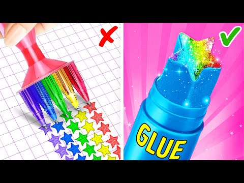 20+ Mind-Blowing Art Hacks You NEED to Try! DIY Drawing & Painting Ideas by 123 GO!