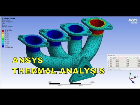 Thermal Analysis in ANSYS-WORKBENCH( EXHAUST MANIFOLD).Thermal Analysis in Ansys Workbench . #ansys