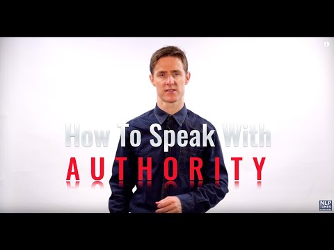 NLP Technique: How To Speak With Authority