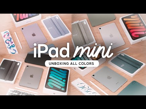 iPad Mini 7 Unboxing ALL Colors, First Impressions, & Comparisons