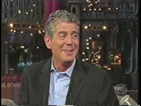 Anthony Bourdain Collection on Late Show, 2000-2011