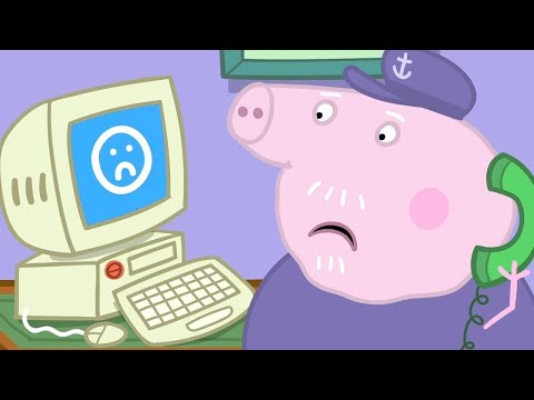 小猪佩奇 | 豬爺爺的電腦 | 兒童卡通片 | Peppa Pig Chinese | 动画