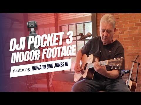 DJI Pocket 3 Indoor Footage | No External Mic | Musician Howard Bud Jones III