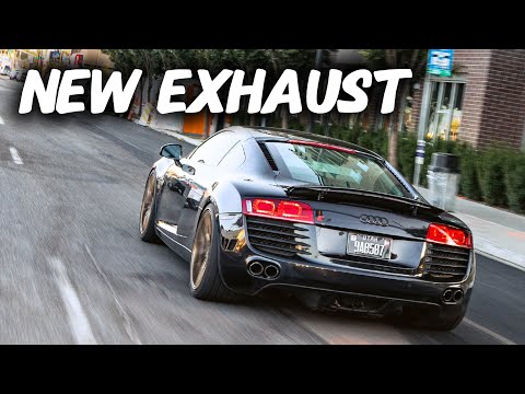 Giving my V8 R8 The exhaust it Deserves