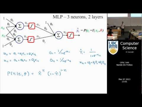 Machine learning - Neural networks
