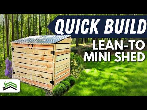 How To Build A Mini Shed | Including Build Plans!
