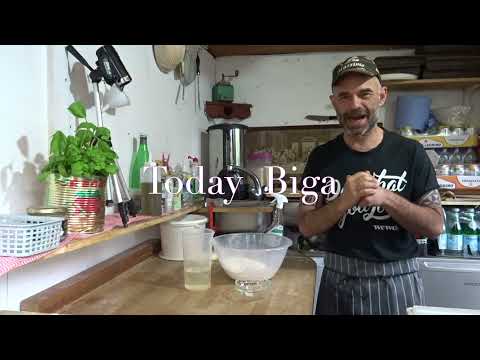 How to make a Biga for Pizza and Bread with Master  Pizzaiolo Massimo Nocerino