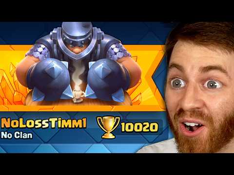 I pushed 0 Trophies to 10,000 Trophies with NO LOSSES! (100% win rate)