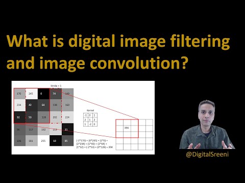 95 - What is digital image filtering and image convolution?