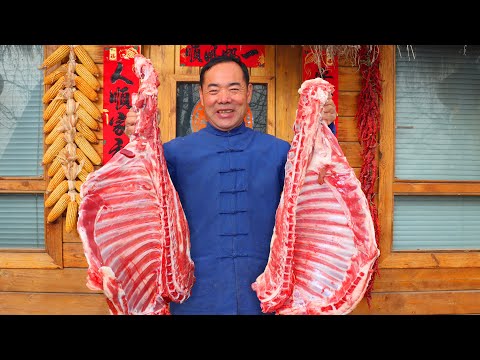 Little Lambs Cookbook! Whole Lamb CHOP ROASTED! Perfect BBQ + Delicious Soup! | Uncle Rural Gourmet