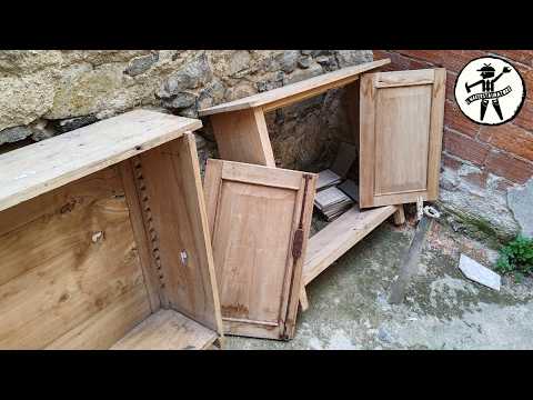 I Restore an Antique sideboard - The Most Satisfying Furniture Restoration