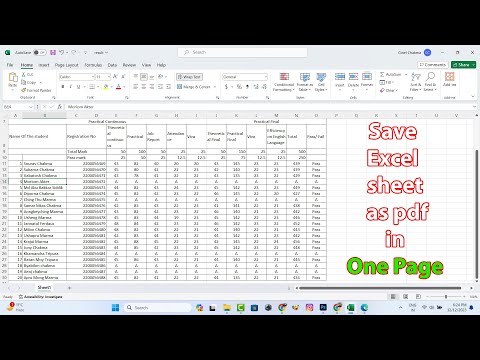 How to save excel sheet as pdf without cutting off