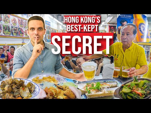 I ate the BEST STREET FOOD IN HONG KONG at this BACK-ALLEY restaurant where beer flows like water