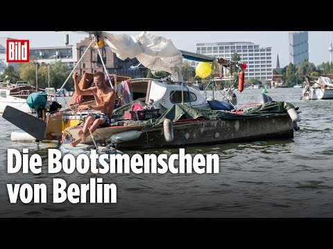 Wohnungsnot in Berlin: Hunderte Menschen leben auf der Spree | BILD REPORTAGE