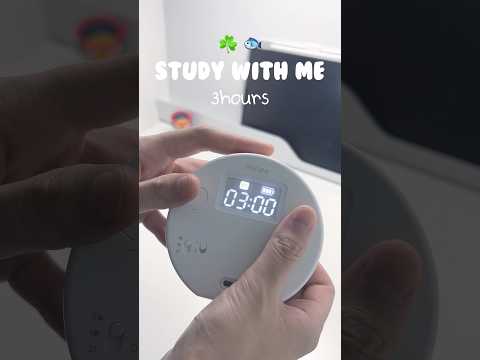 3h study with me ☘️🐥🐟ㅣ #study #studymotivation #studyvlog #studywithme #공부 #공부브이로그 #공부자극