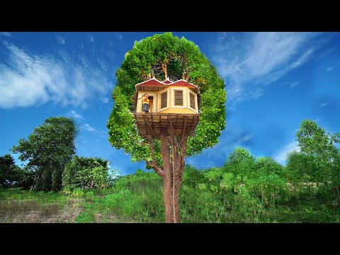 How I Built a Jungle Treehouse With My Own Hands!