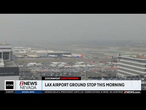 LAX airport had a temporary ground stop due to staffing issues