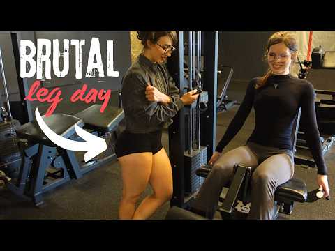 Gym Noob does LEG DAY (w/my friend NoraFawn)
