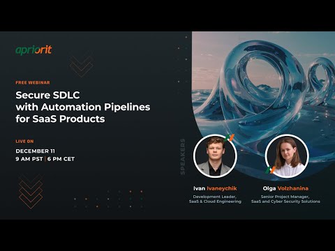 Secure SDLC with Automation Pipelines for SaaS Products