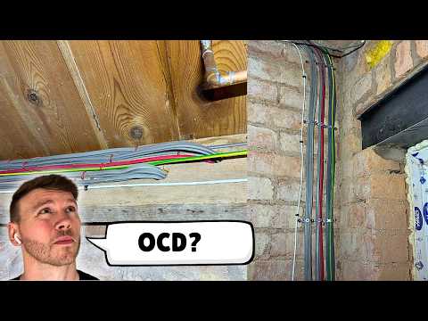 Neatest Job To Date - Bare Brick Rewire UK Electrics