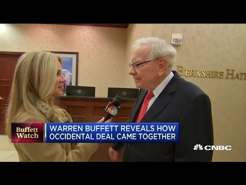 Warren Buffett reveals how the Occidental deal came together