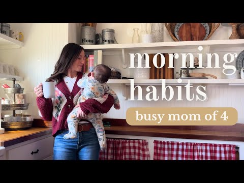 Slow Living Morning Routine | WAHM Mom of 4 & Small Business Owner
