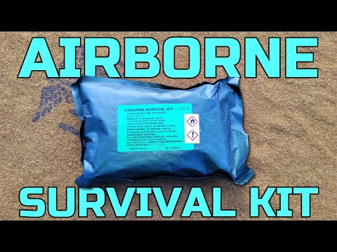 BRITISH ARMY SPECIAL FORCES AIRBORNE SURVIVAL KIT Unpacking Full Contents!