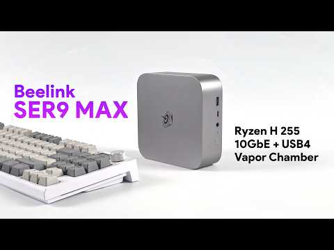 SER9 MAX Mini PC First Look! Ryzen 7 H 255 Quiet, Cool, and Powerful
