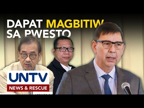 Ilang grupo, nanawagang magbitiw sa pwesto si E.S. Ralph Recto