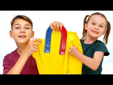 Learn Science with Magnetic Slime! 🧲 Easy Experiments for Curious Kids