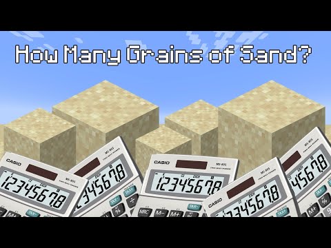 How Many Grains of Sand are in a Desert Superflat World?