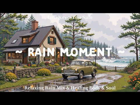 Relaxing Beach Vibe πͺ΄ Lofi Keep You Safe π Rain Mix for quiet - relax - chill with Lofi Hip Hop