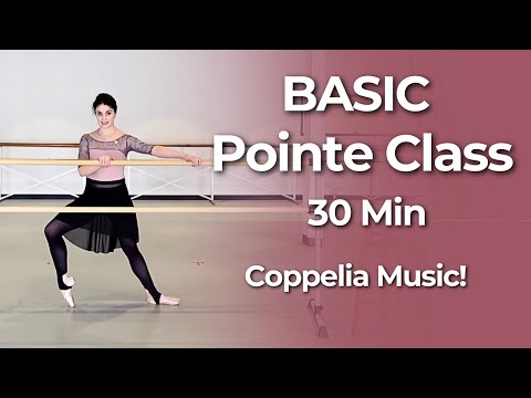 Basic Pointe Class | Coppelia Inspired 💖 | Simple but HARD! All Levels | Kathryn Morgan