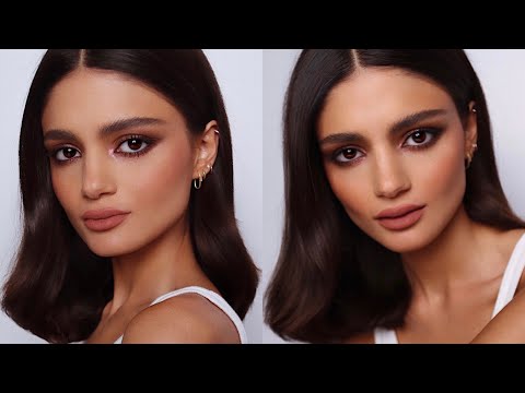 Sexy, Rosy Bronzed Date Night Makeup | Hung Vanngo