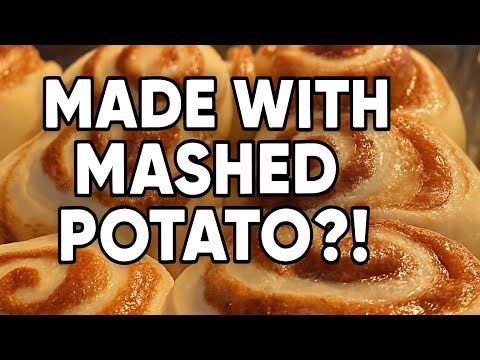 The Secret To Fluffy Cinnamon Rolls? Mashed Potatoes. 🤯🤗✨
