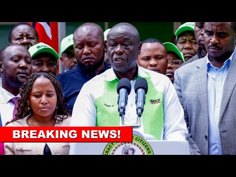 LIVE: Gachagua and united opposition addressing the Nation Now!