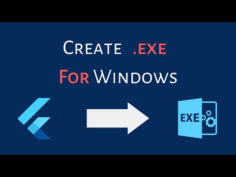 Flutter Tutorial - Build exe file for Flutter Windows Application