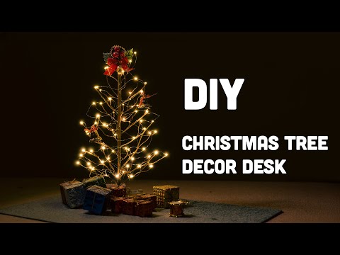 Satisfying DIY Mini LED Christmas Tree | Desk Decoration
