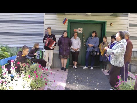 Перед концертом  "Вятские-хватские" на базе отдыха в санатории "Колос"